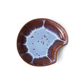 Platou multicolor din ceramica Shell Sienna