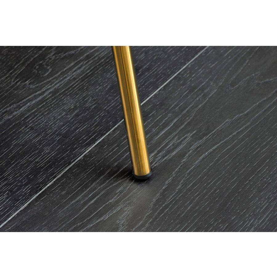 Scaun dining albastru din catifea Noblesse