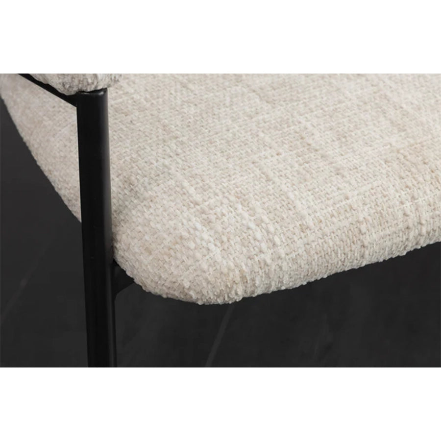 Scaun dining bej din poliester Noblesse