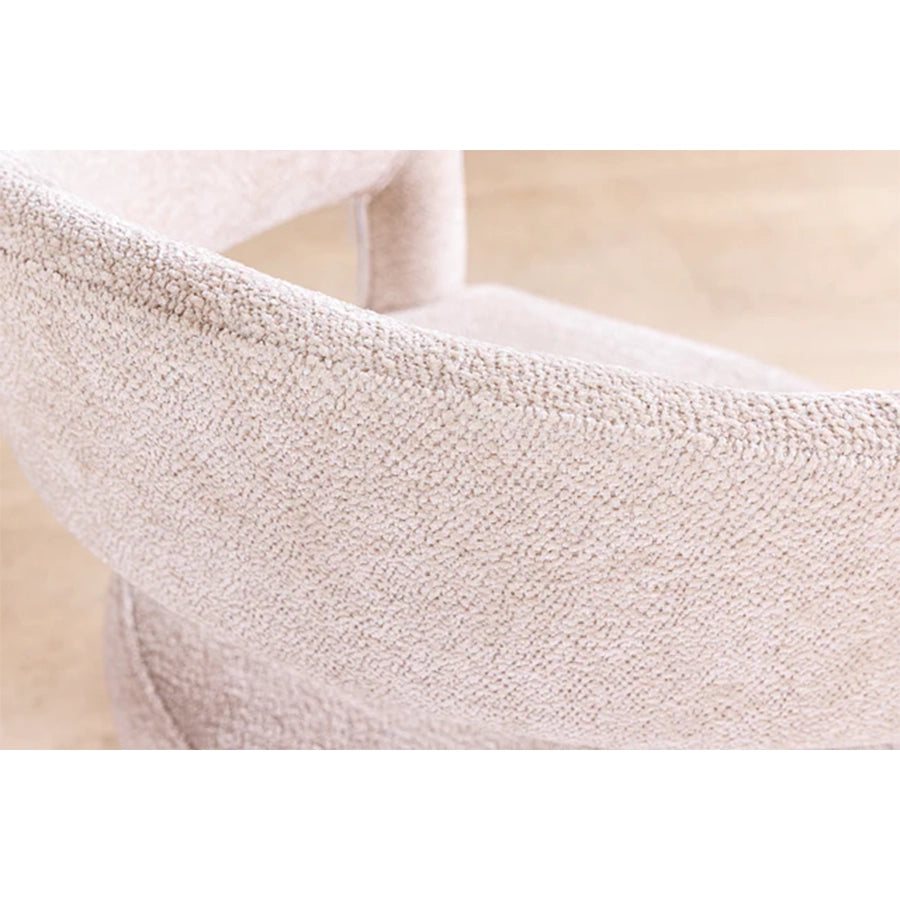 Scaun dining bej din textil Boutique