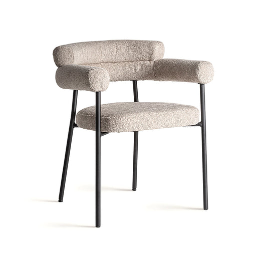 Scaun dining crem din poliester Albula