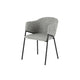 Scaun dining gri din poliester Noblesse