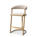 Scaun bar bej din poliester Counter Dexter Eichholtz