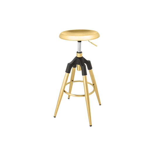 Scaun bar gold din metal Industrial Poetic