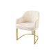Scaun dining bej din chenille Extravagancia