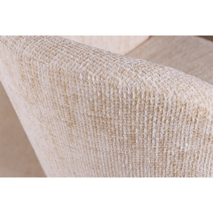 Scaun dining bej din chenille Extravagancia