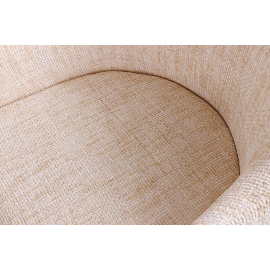 Scaun dining bej din chenille Extravagancia