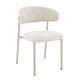 Scaun dining bej din poliester Hamina