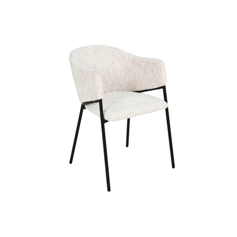 Scaun dining bej din poliester Noblesse