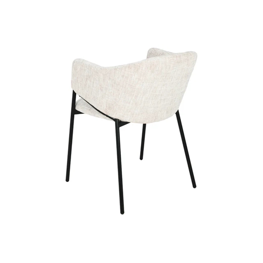 Scaun dining bej din poliester Noblesse