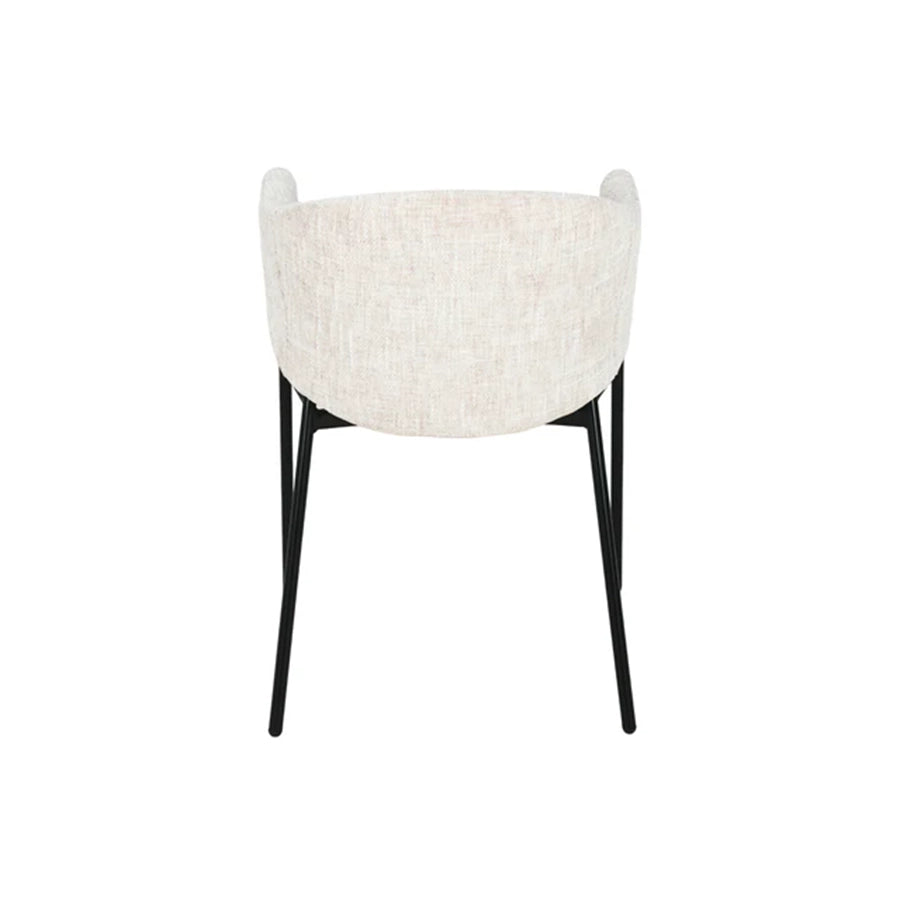 Scaun dining bej din poliester Noblesse