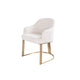 Scaun dining bej din textil Extravagancia