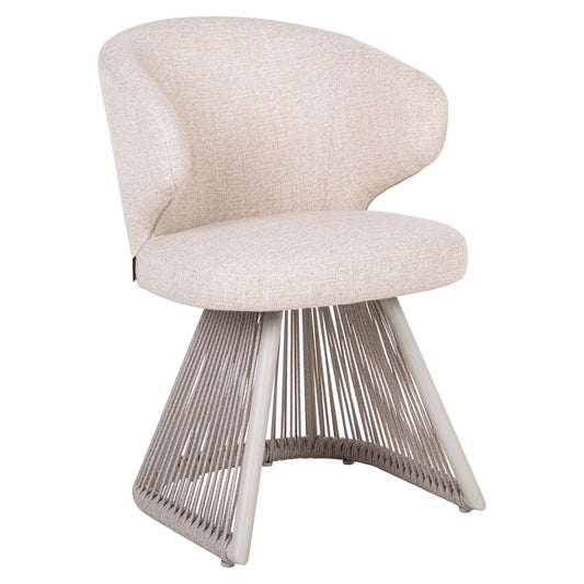 Scaun dining bej pentru exterior Nuba Richmond
