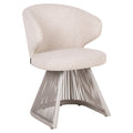 Scaun dining bej pentru exterior Nuba Richmond