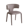 Scaun dining grej din catifea Matera