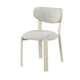 Scaun dining grej din material textil Perast
