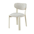 Scaun dining grej din material textil Perast