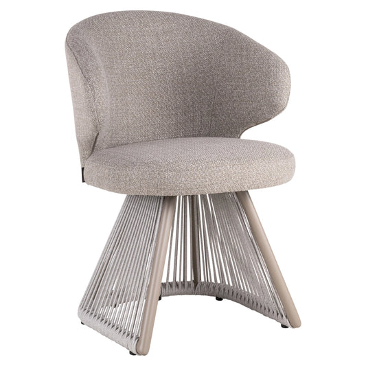 Scaun dining grej pentru exterior Nuba Richmond