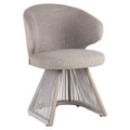 Scaun dining grej pentru exterior Nuba Richmond