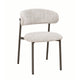 Scaun dining gri maro din poliester Hamina