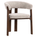Scaun dining maro din poliester Contigo Fancy