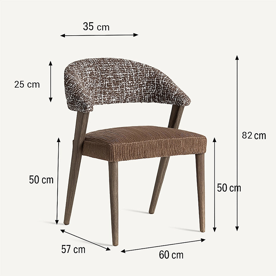 Scaun dining maro din poliester Kamenz