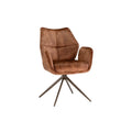Scaun dining maro rotativ din catifea Concord