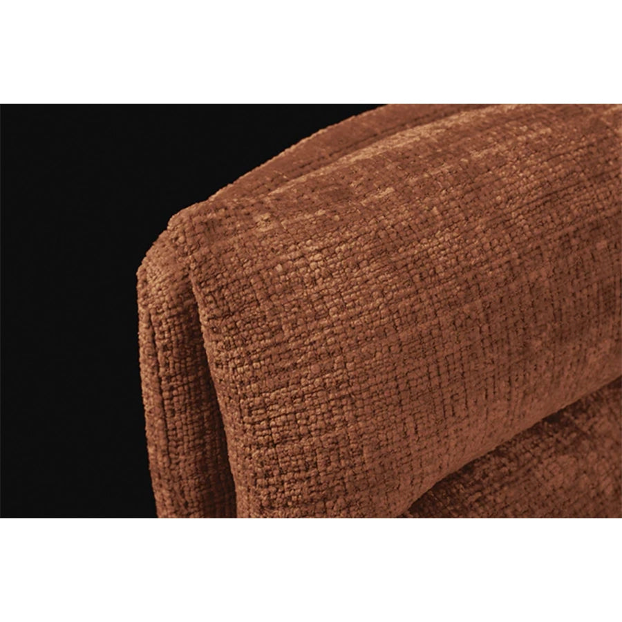 Scaun dining maro rotativ din chenille Big George