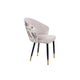 Scaun dining mov deschis din catifea Maison Classique