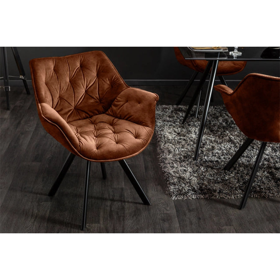 Scaun dining rotativ maro The Dutch Comfort