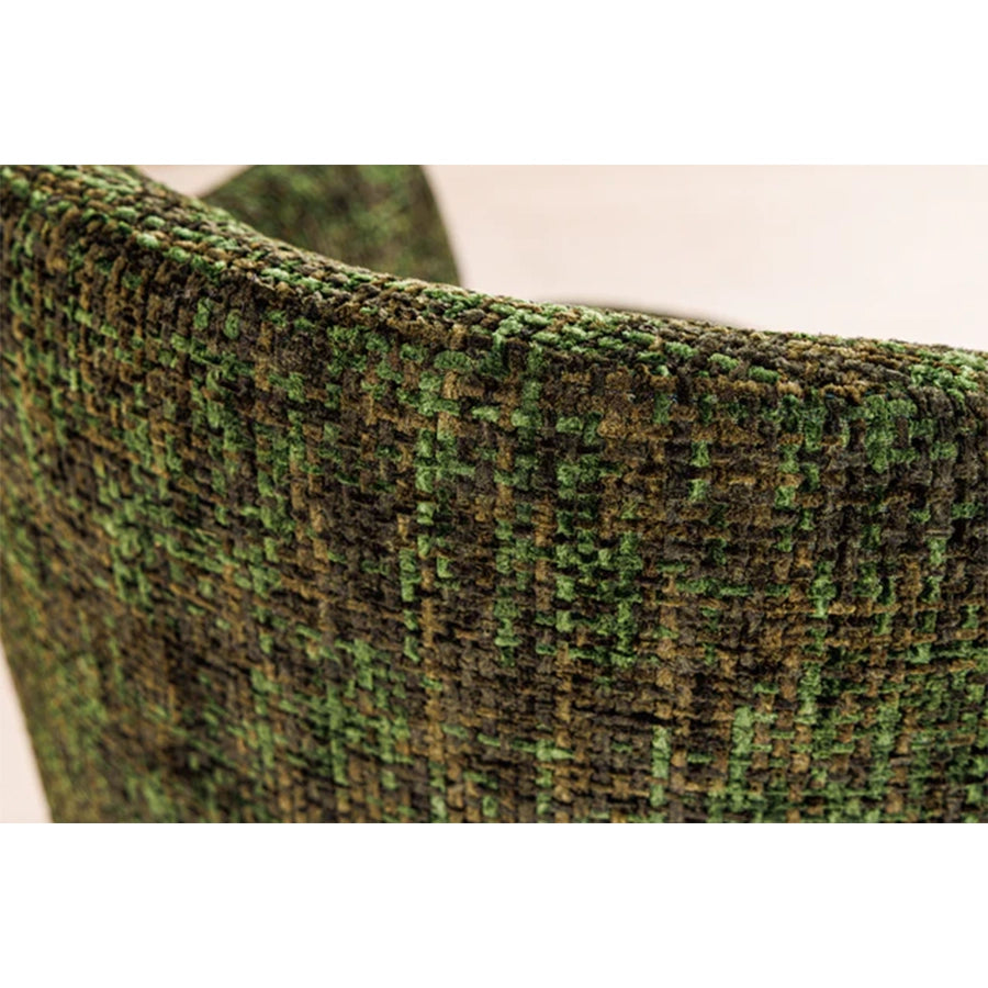Scaun dining verde din poliester Extravagancia