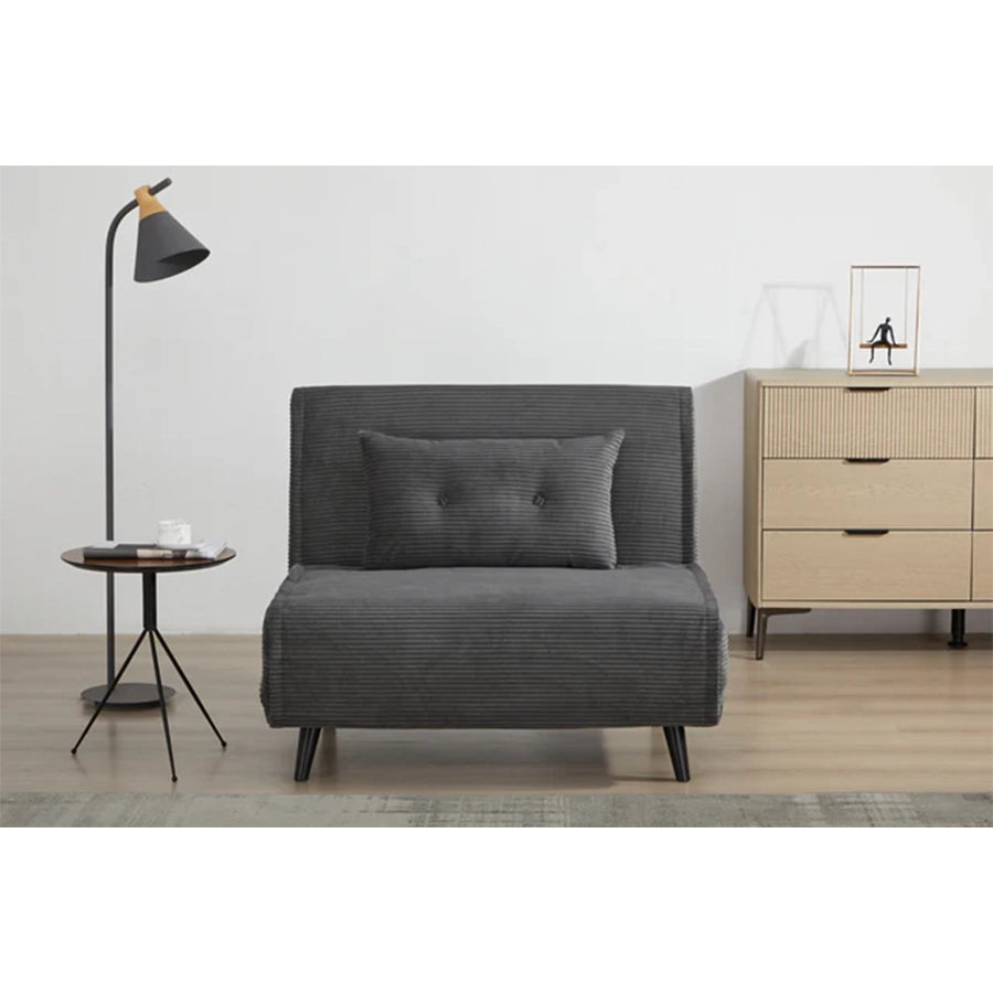 Scaun gri extensibil multifunctional 100 cm Smart
