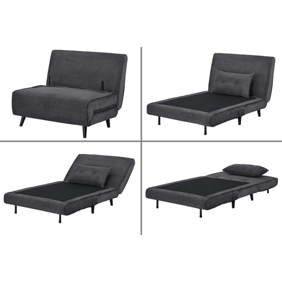 Scaun gri extensibil multifunctional 100 cm Smart