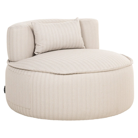 Scaun lounge bej rotativ pentru exterior Nammos