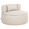 Scaun lounge bej rotativ pentru exterior Nammos