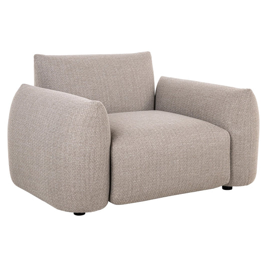 Scaun lounge grej pentru exterior Dawson