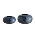 Set de 2 vaze negre din fier Stone