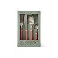 Set de 16 tacamuri 70s Cutlery Raspberry