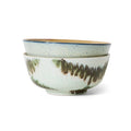 Set de 2 boluri din ceramica 70s Minimalist