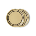 Set de 2 farfurii galbene pentru desert 70s Vanilla