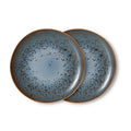 Set de 2 farfurii pentru aperitive 70s Mineral