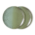Set de 2 farfurii pentru cina 70s Fleck