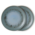 Set de 2 farfurii pentru cina 70s Mineral