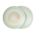 Set de 2 farfurii pentru cina 70s Palms