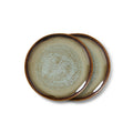 Set de 2 farfurii pentru desert 70s Contrast