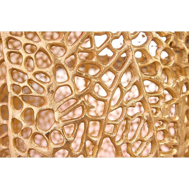 Set de 2 masute gold Leaf 2er 40 cm Invicta Interior - Poetic Store