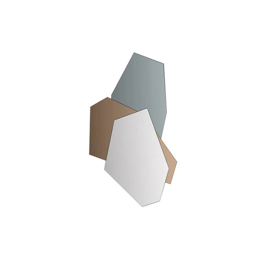 Set de 3 oglinzi multicolor 125 cm Geometric