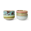 Set de 4 boluri multicolore din ceramica Desert