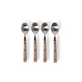 Set de 4 lingurite pentru ceai 70s Cutlery Taupe