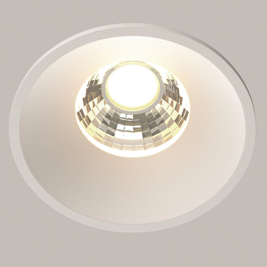 Spot alb din aluminiu Recessed Round Maytoni